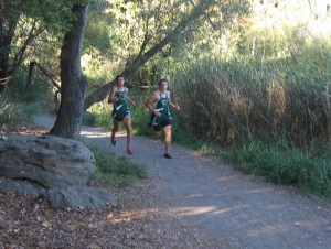 Salazar and Rauch running easily in 2nd and 3rd.